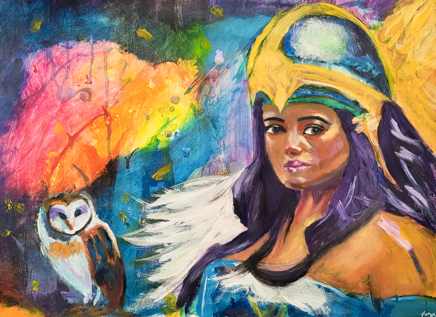 Athena (2024) - 22" x 30"